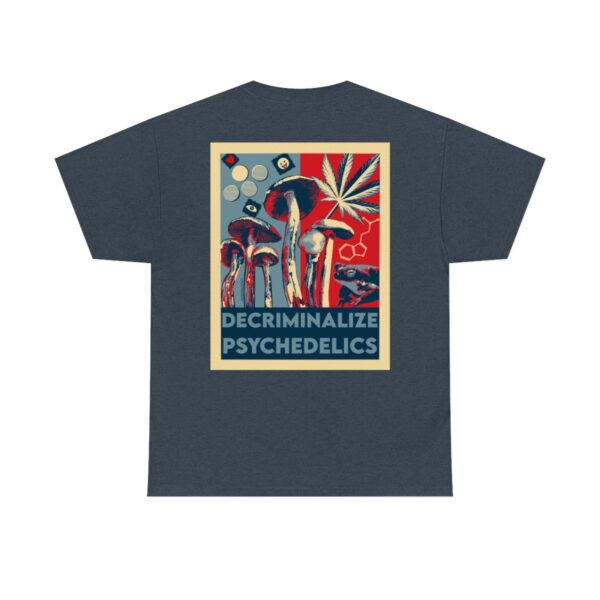 Decriminalize Psychedelics Unisex Cotton Tee 8 Color Options - Image 92