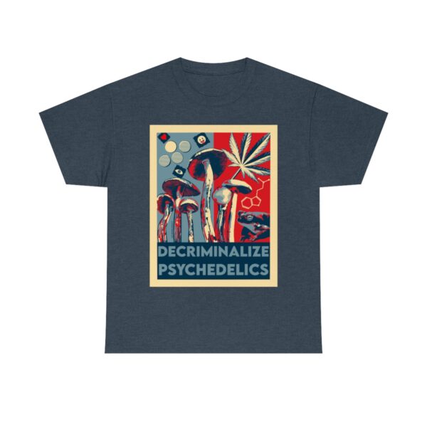 Decriminalize Psychedelics Unisex Cotton Tee 8 Color Options - Image 91