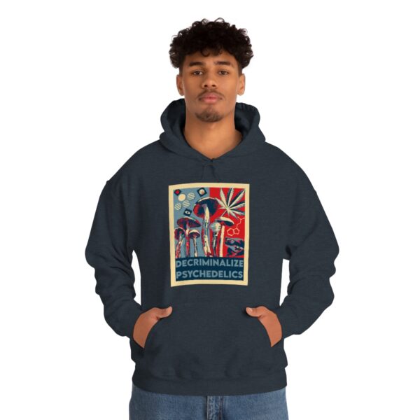 Decriminalize Psychedelics Unisex Hoodie 11 Color Options - Image 85