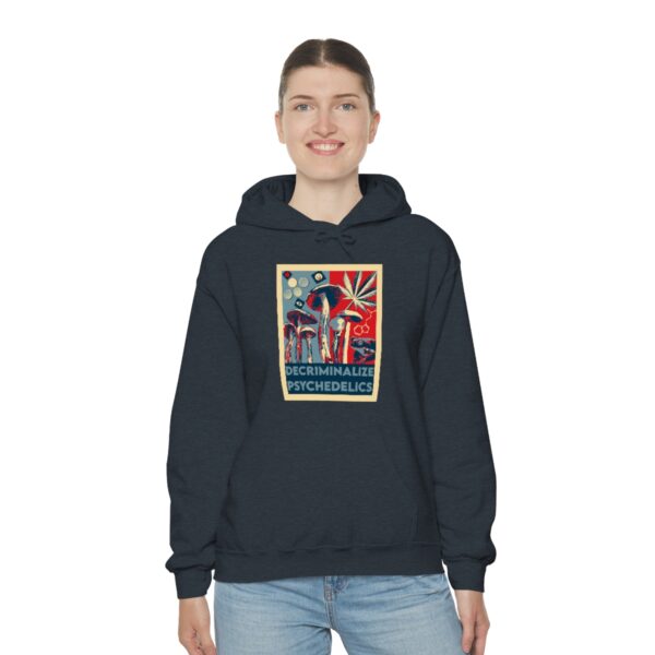 Decriminalize Psychedelics Unisex Hoodie 11 Color Options - Image 86