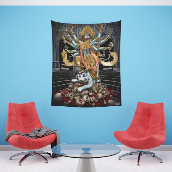Kali-Durga Wall Tapestry - Image 9