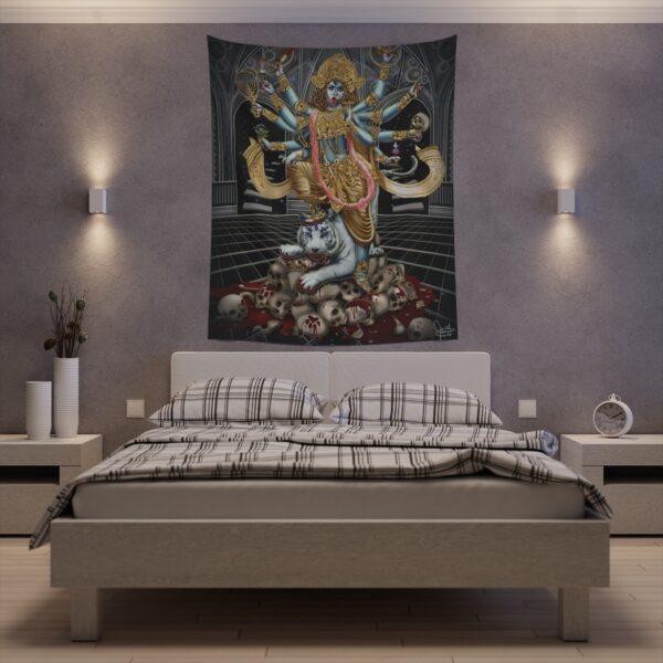 Kali-Durga Wall Tapestry - Image 11