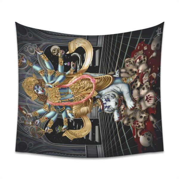 Kali-Durga Wall Tapestry - Image 2