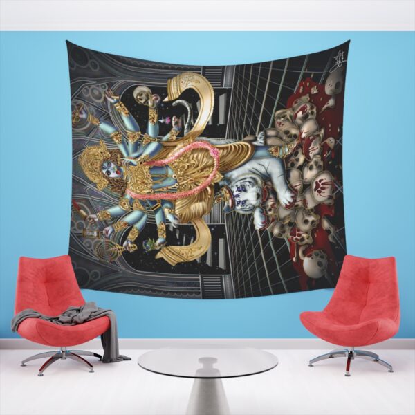 Kali-Durga Wall Tapestry - Image 4