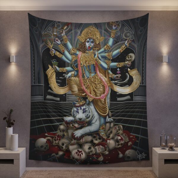 Kali-Durga Wall Tapestry - Image 5
