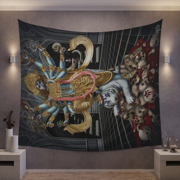 Kali-Durga Wall Tapestry - Image 6