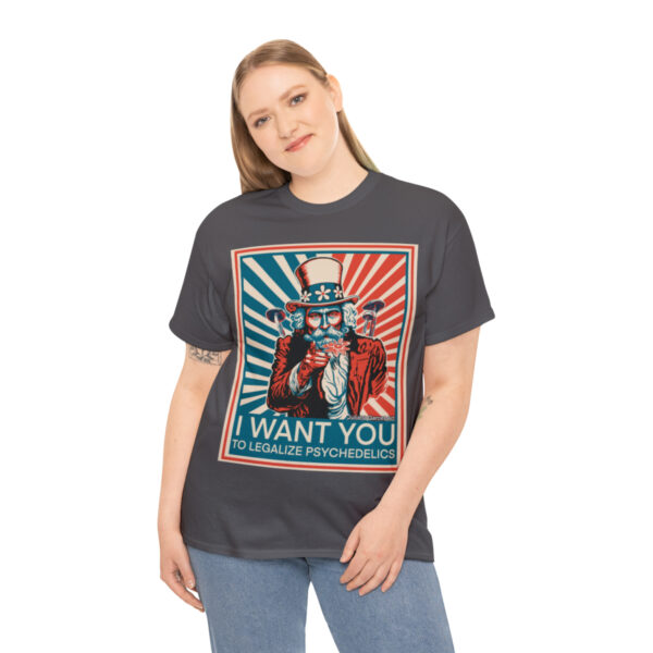 "I Want You to" Unisex Cotton Tee 8 Color Options - Image 88