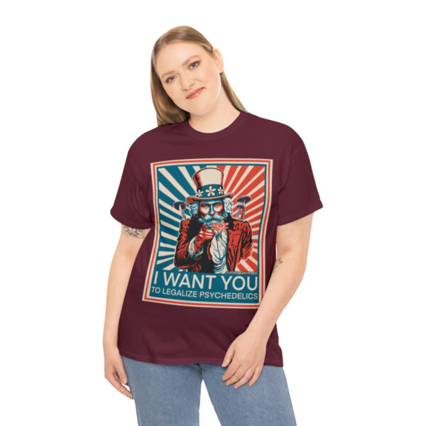 "I Want You to" Unisex Cotton Tee 8 Color Options - Image 52