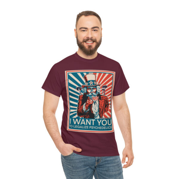"I Want You to" Unisex Cotton Tee 8 Color Options - Image 53