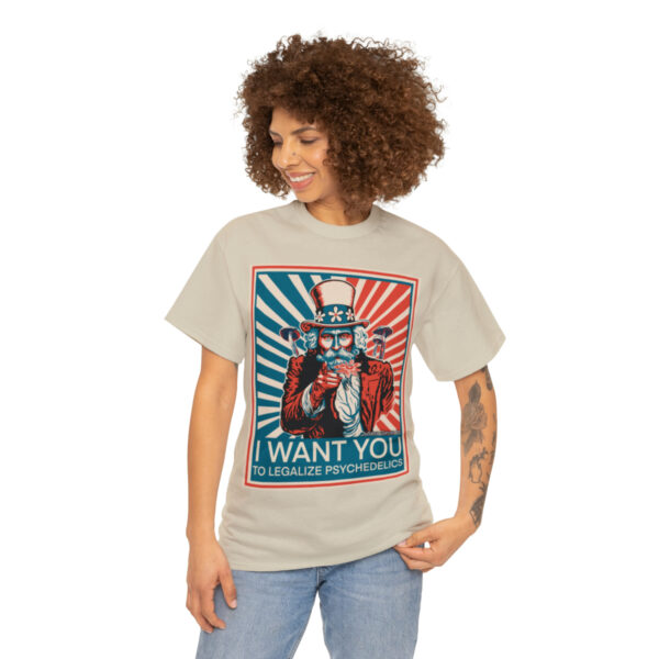 "I Want You to" Unisex Cotton Tee 8 Color Options - Image 27