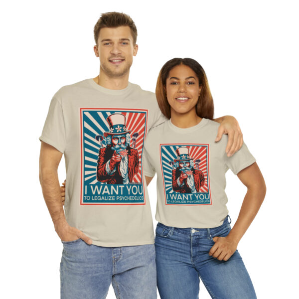 "I Want You to" Unisex Cotton Tee 8 Color Options - Image 34