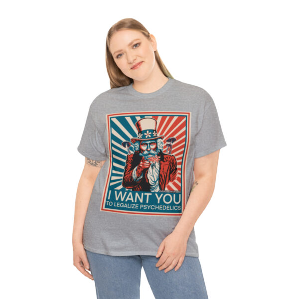 "I Want You to" Unisex Cotton Tee 8 Color Options - Image 40