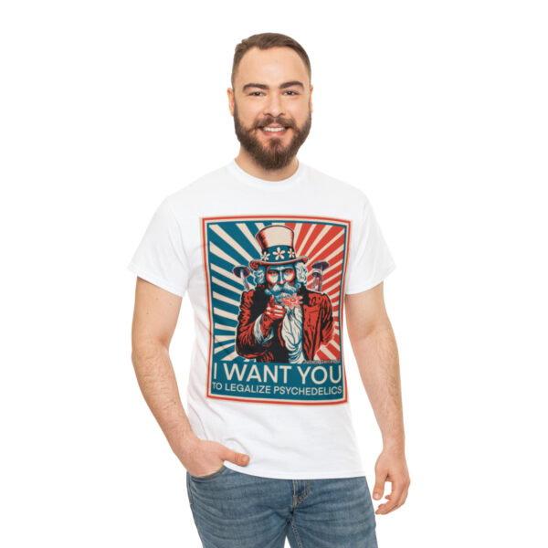 "I Want You to" Unisex Cotton Tee 8 Color Options - Image 17