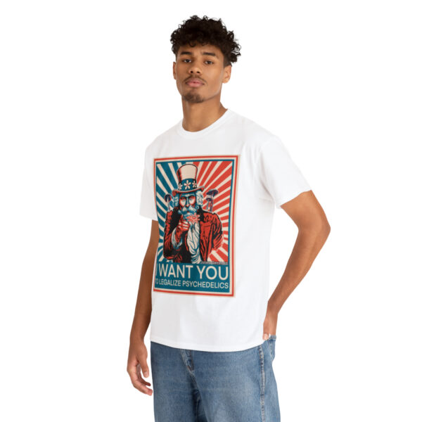 "I Want You to" Unisex Cotton Tee 8 Color Options - Image 18