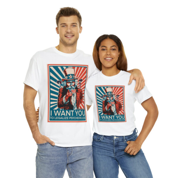 "I Want You to" Unisex Cotton Tee 8 Color Options - Image 22