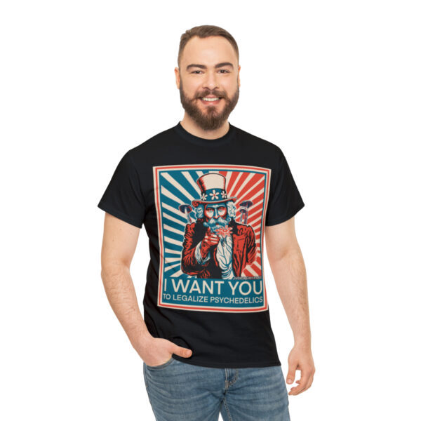 "I Want You to" Unisex Cotton Tee 8 Color Options - Image 5