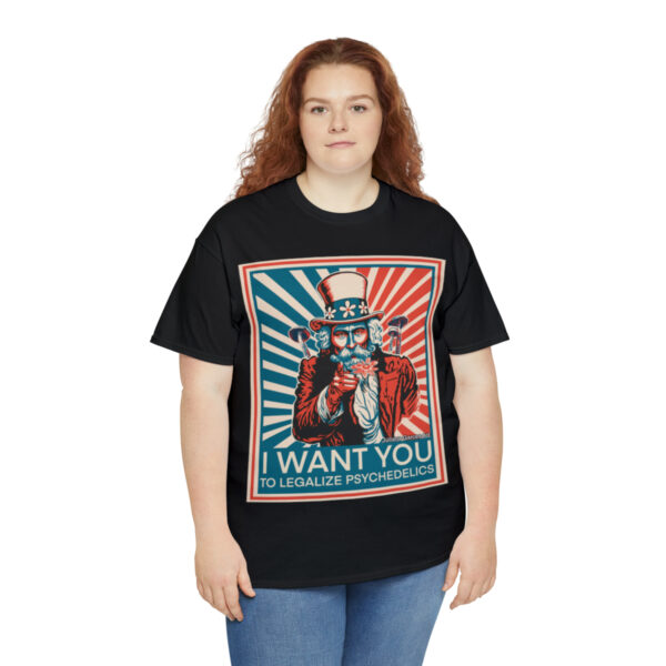 "I Want You to" Unisex Cotton Tee 8 Color Options - Image 7