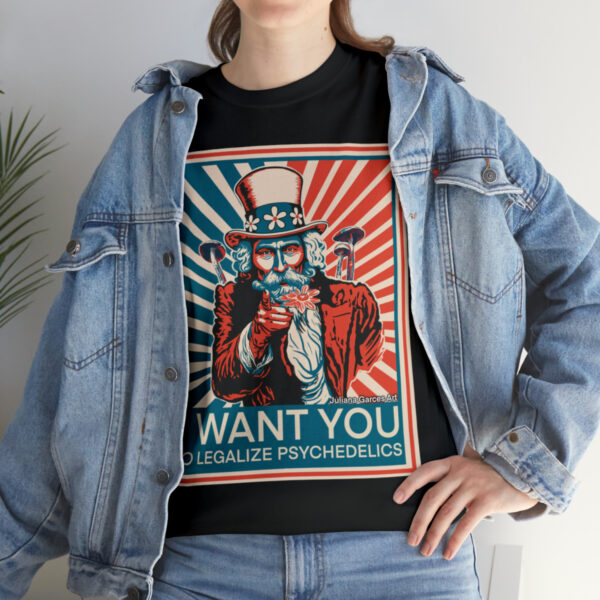 "I Want You to" Unisex Cotton Tee 8 Color Options - Image 9