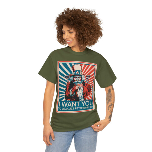 "I Want You to" Unisex Cotton Tee 8 Color Options - Image 63