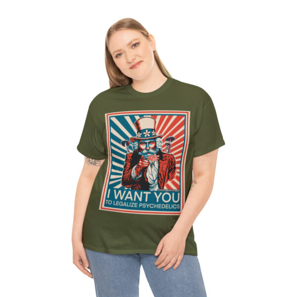 "I Want You to" Unisex Cotton Tee 8 Color Options - Image 64