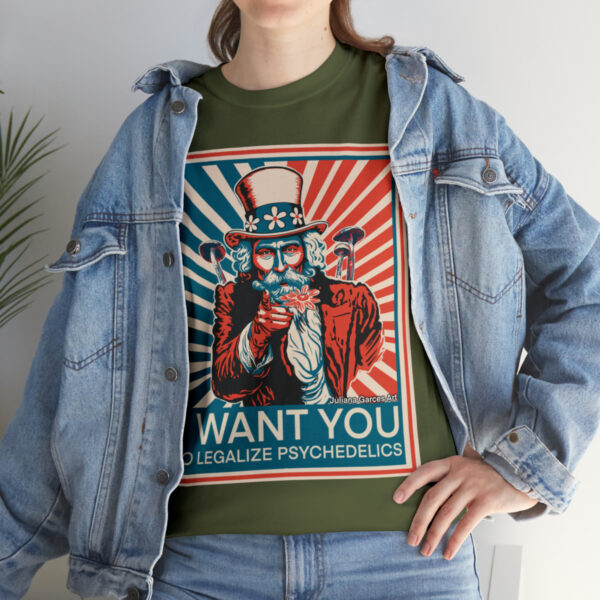 "I Want You to" Unisex Cotton Tee 8 Color Options - Image 69