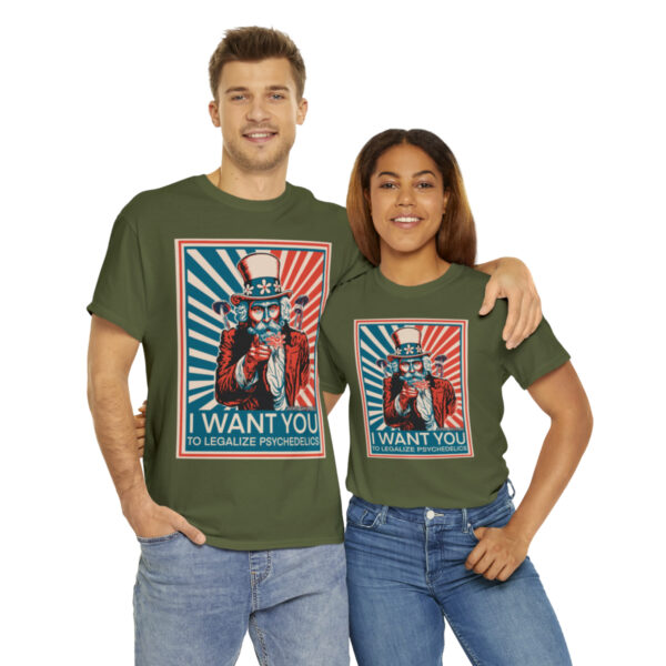 "I Want You to" Unisex Cotton Tee 8 Color Options - Image 70