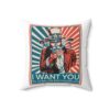 "I Want You To" Spun Polyester Square Pillow - Image 7