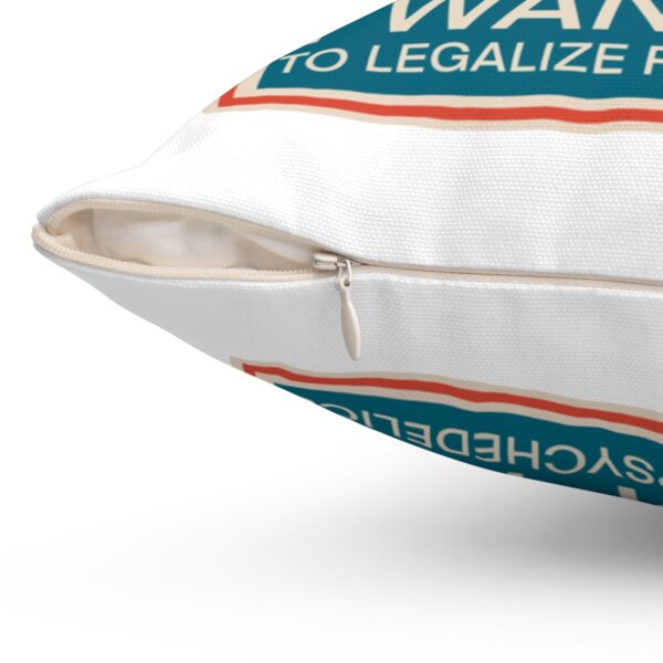 "I Want You To" Spun Polyester Square Pillow - Image 9