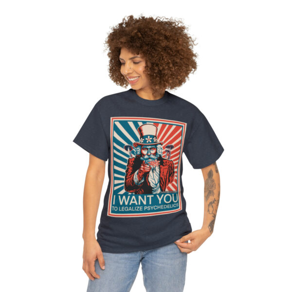 "I Want You to" Unisex Cotton Tee 8 Color Options - Image 123