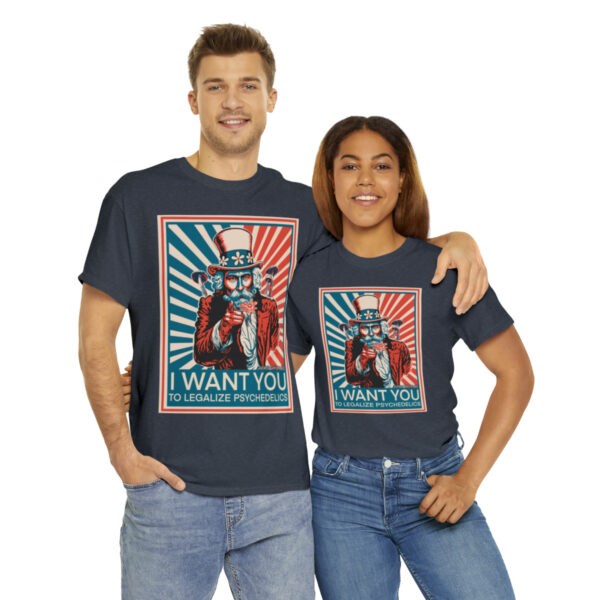 "I Want You to" Unisex Cotton Tee 8 Color Options - Image 130