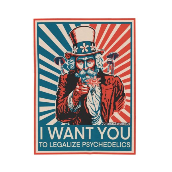 "I Want You To" Velveteen Plush Blanket - Image 2