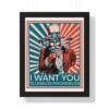 "I Want You To" Framed Poster