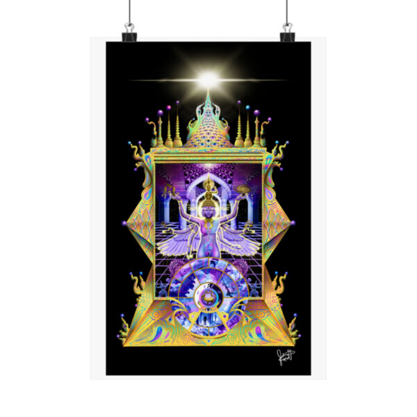 "The Infinite Self & The Wheel of Life (Extended Design)" Print - Image 33