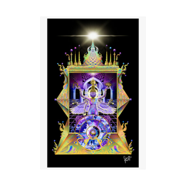 "The Infinite Self & The Wheel of Life (Extended Design)" Print - Image 34