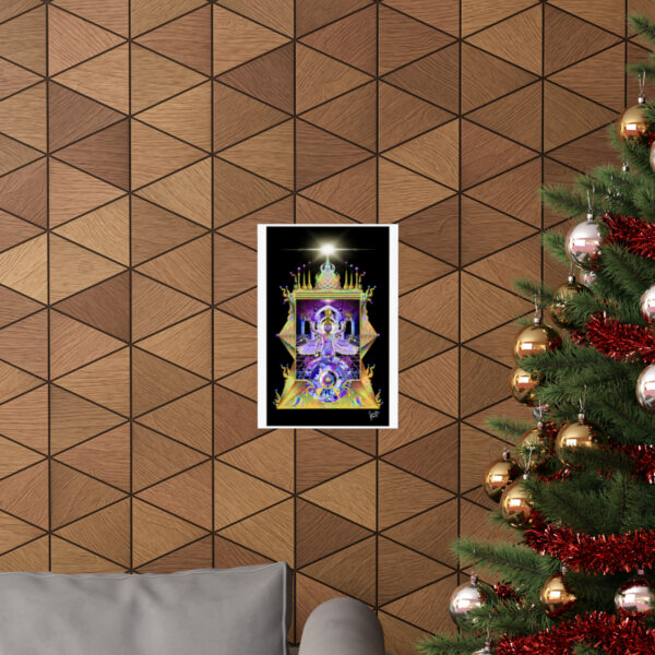 "The Infinite Self & The Wheel of Life (Extended Design)" Print - Image 36