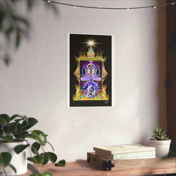 "The Infinite Self & The Wheel of Life (Extended Design)" Print - Image 38