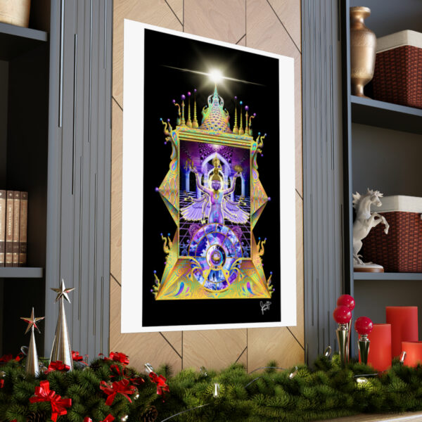 "The Infinite Self & The Wheel of Life (Extended Design)" Print - Image 45