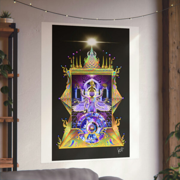 "The Infinite Self & The Wheel of Life (Extended Design)" Print - Image 46