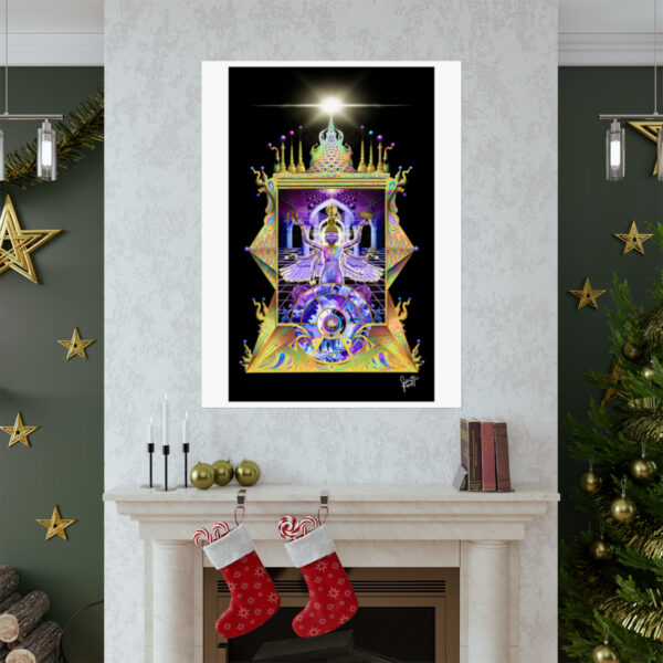 "The Infinite Self & The Wheel of Life (Extended Design)" Print - Image 47