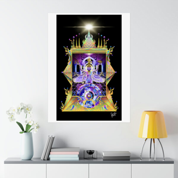 "The Infinite Self & The Wheel of Life (Extended Design)" Print - Image 48