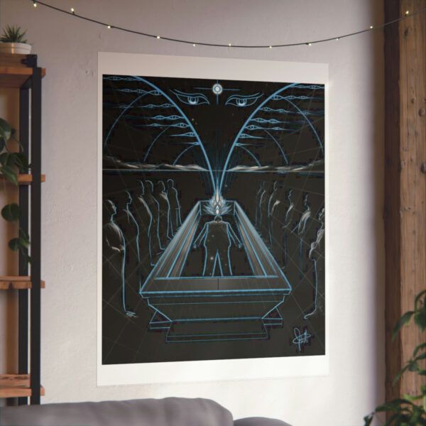 “Cosmic Funeral (Sketch)” Print - Image 46