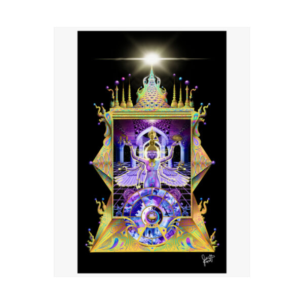 "The Infinite Self & The Wheel of Life (Extended Design)" Print - Image 10