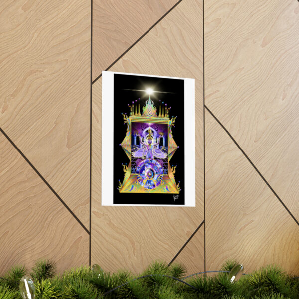 "The Infinite Self & The Wheel of Life (Extended Design)" Print - Image 13