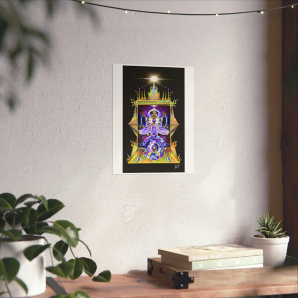 "The Infinite Self & The Wheel of Life (Extended Design)" Print - Image 14