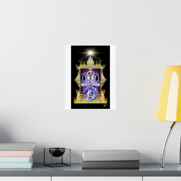 "The Infinite Self & The Wheel of Life (Extended Design)" Print - Image 16