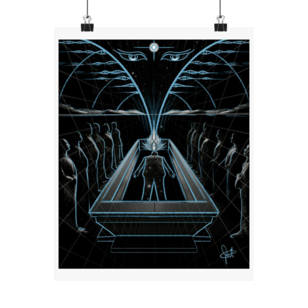 “Cosmic Funeral (Sketch)” Print - Image 9