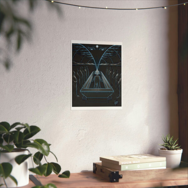 “Cosmic Funeral (Sketch)” Print - Image 14