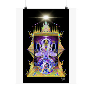 "The Infinite Self & The Wheel of Life (Extended Design)" Print