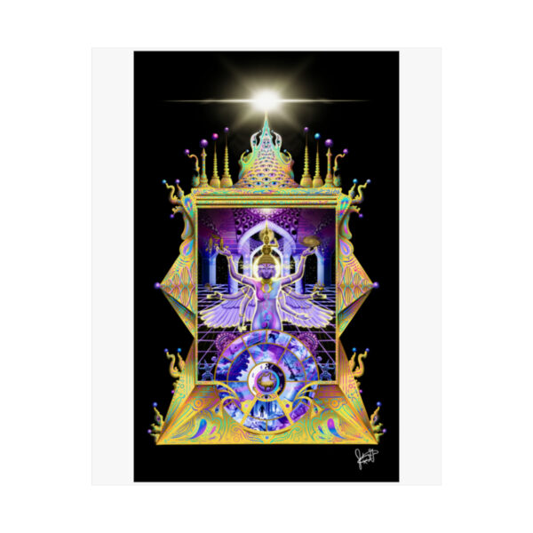 "The Infinite Self & The Wheel of Life (Extended Design)" Print - Image 2