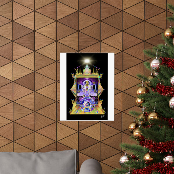 "The Infinite Self & The Wheel of Life (Extended Design)" Print - Image 4